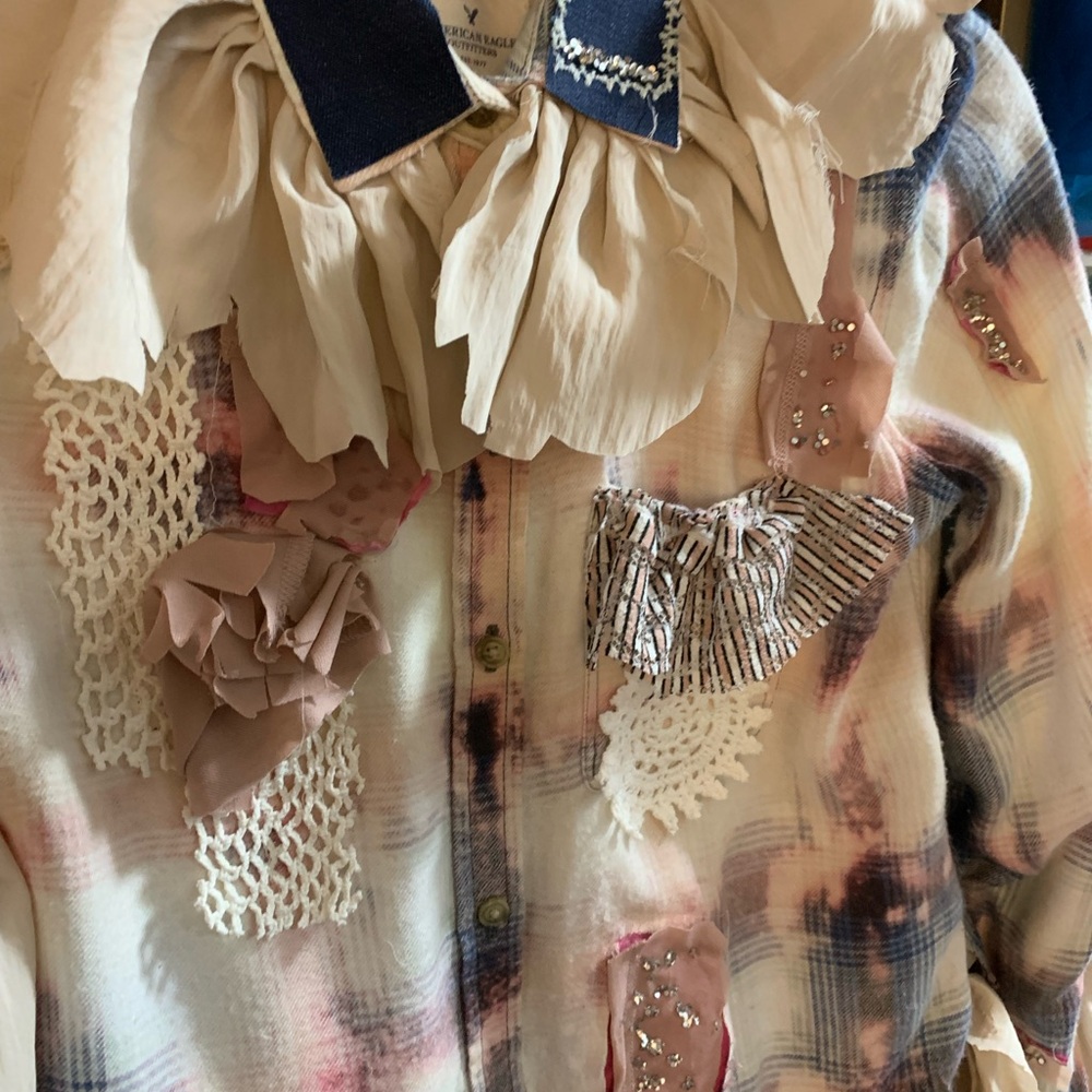 Women's Def Leopard Custom Vintage Jacket - Picture 3 of 7
